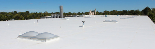 Commercial flat roof in Hamilton Heights by Big John Roofing